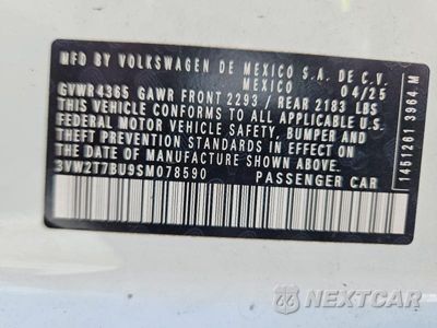Zdjęcie 12 z 12 samochodu: 2025 VOLKSWAGEN JETTA GLI AUTOBAHN VIN:3VW2T7BU9SM078590 - miniatura