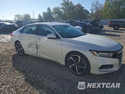 Czwarte zdjęcie samochodu z boku: 2019 HONDA ACCORD SPORT VIN:1HGCV2F36KA032736 - miniatura