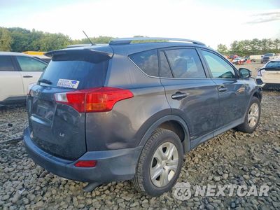 Trzecie zdjęcie samochodu z tyłu: 2014 TOYOTA RAV4 LE VIN:JTMZFREVXEJ009255 - miniatura