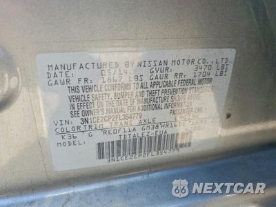 Zdjęcie 12 z 12 samochodu: 2015 NISSAN VERSA NOTE SL VIN:3N1CE2CP2FL354779 - miniatura