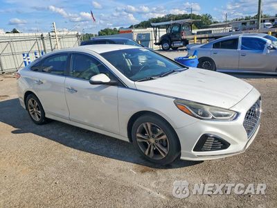 Czwarte zdjęcie samochodu z boku: 2019 HYUNDAI SONATA SEL VIN:5NPE34AF7KH787431 - miniatura