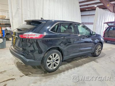 Trzecie zdjęcie samochodu z tyłu: 2019 FORD EDGE TITANIUM VIN:2FMPK4K93KBB88800 - miniatura