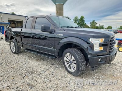Czwarte zdjęcie samochodu z boku: 2017 FORD F150 SUPER CAB VIN:1FTEX1EP1HKD59466 - miniatura