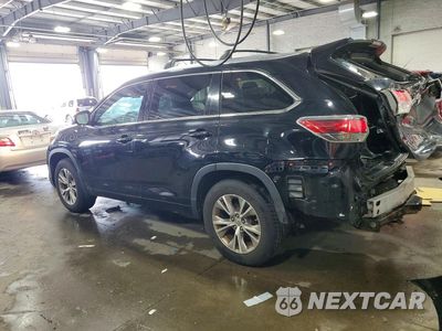 Drugie zdjęcie samochodu z przodu: 2015 TOYOTA HIGHLANDER XLE VIN:5TDJKRFHXFS168508 - miniatura