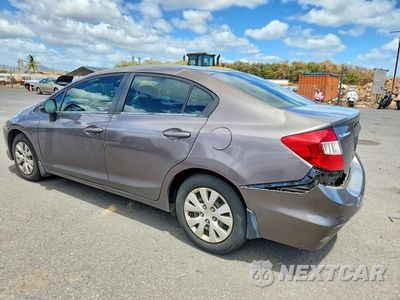 Drugie zdjęcie samochodu z przodu: 2012 HONDA CIVIC LX VIN:2HGFB2F50CH586851 - miniatura