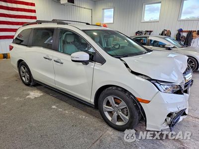 Czwarte zdjęcie samochodu z boku: 2020 HONDA ODYSSEY EX VIN:5FNRL6H51LB051952 - miniatura