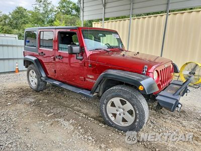 Czwarte zdjęcie samochodu z boku: 2012 JEEP WRANGLER UNLIMITED SAHARA VIN:1C4BJWEG7CL123554 - miniatura