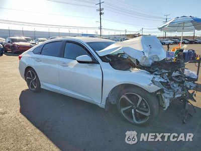 Czwarte zdjęcie samochodu z boku: 2020 HONDA ACCORD SPORT VIN:1HGCV1F32LA076812 - miniatura