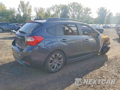 Trzecie zdjęcie samochodu z tyłu: 2013 SUBARU IMPREZA SPORT PREMIUM VIN:JF1GPAL66D2808692 - miniatura