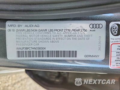 Zdjęcie 12 z 12 samochodu: 2017 AUDI A6 COMPETITION PRESTIGE VIN:WAUF3BFC7HN038304 - miniatura