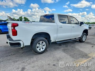 Trzecie zdjęcie samochodu z tyłu: 2022 CHEVROLET SILVERADO K1500 LT VIN:3GCUDDED1NG522034 - miniatura