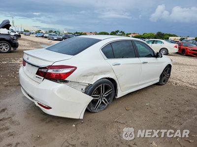 Trzecie zdjęcie samochodu z tyłu: 2017 HONDA ACCORD SPORT VIN:1HGCR2F51HA028334 - miniatura
