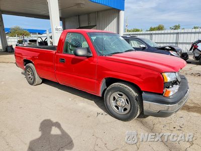 Czwarte zdjęcie samochodu z boku: 2004 CHEVROLET SILVERADO C1500 VIN:1GCEC14X84Z300297 - miniatura