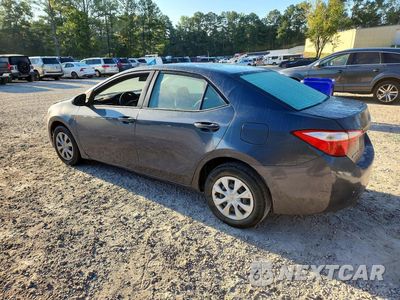 Drugie zdjęcie samochodu z przodu: 2015 TOYOTA COROLLA L VIN:2T1BURHE6FC400189 - miniatura