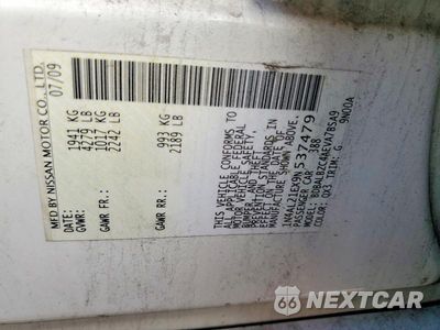 Zdjęcie 13 z 13 samochodu: 2009 NISSAN ALTIMA 2.5 VIN:1N4AL21EX9N537479 - miniatura