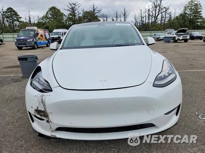 Piąte zdjęcie samochodu w środku: 2021 TESLA MODEL Y VIN:5YJYGDEE4MF089881 - miniatura