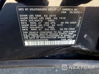 Zdjęcie 13 z 13 samochodu: 2025 VOLKSWAGEN ATLAS PEAK EDITION SE VIN:1V2CR2CA0SC509993 - miniatura