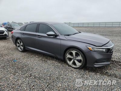 Czwarte zdjęcie samochodu z boku: 2018 HONDA ACCORD LX VIN:1HGCV1F14JA234398 - miniatura