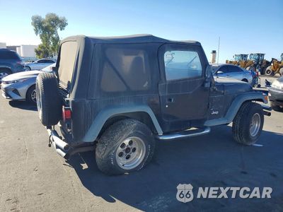 Trzecie zdjęcie samochodu z tyłu: 1997 JEEP WRANGLER / TJ SPORT VIN:1J4FY19S1VP520424 - miniatura