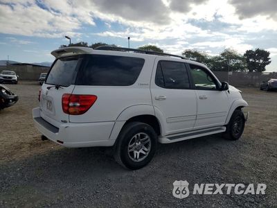 Trzecie zdjęcie samochodu z tyłu: 2003 TOYOTA SEQUOIA LIMITED VIN:5TDZT38AX3S203458 - miniatura