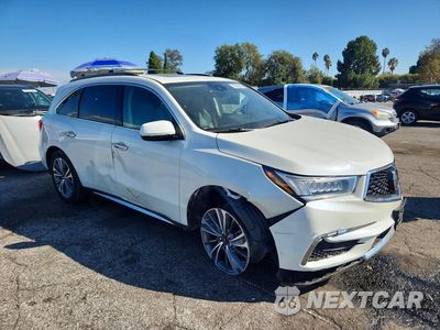 Czwarte zdjęcie samochodu z boku: 2019 ACURA MDX TECHNOLOGY VIN:5J8YD4H54KL027753 - miniatura
