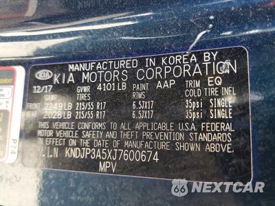Zdjęcie 13 z 13 samochodu: 2018 KIA SOUL + VIN:KNDJP3A5XJ7600674 - miniatura
