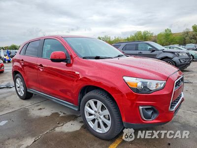 Czwarte zdjęcie samochodu z boku: 2015 MITSUBISHI OUTLANDER SPORT ES VIN:4A4AR3AU5FE034906 - miniatura