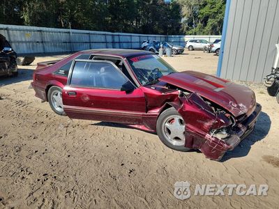 Czwarte zdjęcie samochodu z boku: 1992 FORD MUSTANG GT VIN:1FACP42E6NF147846 - miniatura