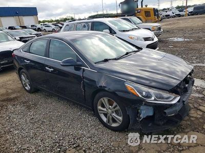 Czwarte zdjęcie samochodu z boku: 2018 HYUNDAI SONATA SEL VIN:5NPE34AF5JH647683 - miniatura