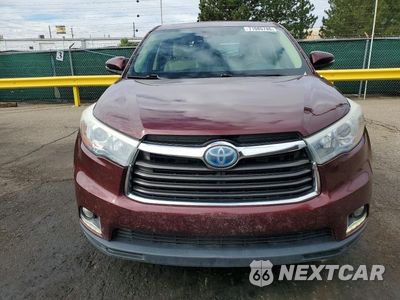 Piąte zdjęcie samochodu w środku: 2016 TOYOTA HIGHLANDER HYBRID LIMITED PLATINUM VIN:5TDDCRFH2GS017707 - miniatura