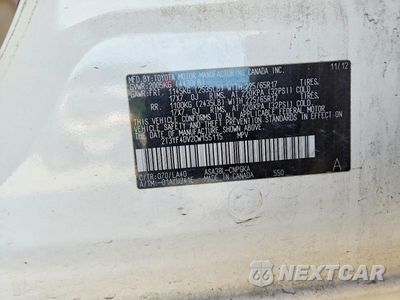 Zdjęcie 14 z 14 samochodu: 2012 TOYOTA RAV4 LIMITED VIN:2T3YF4DV2CW155115 - miniatura