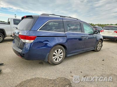 Trzecie zdjęcie samochodu z tyłu: 2014 HONDA ODYSSEY EXL VIN:5FNRL5H69EB002097 - miniatura