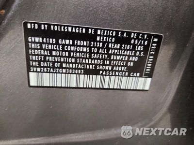 Zdjęcie 12 z 12 samochodu: 2016 VOLKSWAGEN JETTA S VIN:3VW267AJ2GM383693 - miniatura