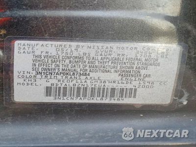 Zdjęcie 12 z 12 samochodu: 2019 NISSAN VERSA SV VIN:3N1CN7AP0KL873484 - miniatura