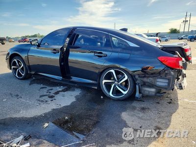 Drugie zdjęcie samochodu z przodu: 2022 HONDA ACCORD SPORT SE VIN:1HGCV1F40NA077727 - miniatura