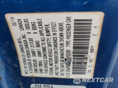 Zdjęcie 13 z 13 samochodu: 2014 HONDA CIVIC SI VIN:2HGFG4A5XEH702290 - miniatura
