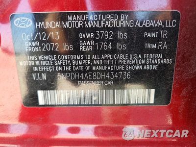 Zdjęcie 12 z 12 samochodu: 2013 HYUNDAI ELANTRA GLS VIN:5NPDH4AE8DH434736 - miniatura