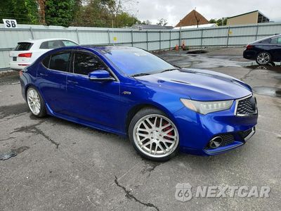 Czwarte zdjęcie samochodu z boku: 2018 ACURA TLX TECH+A VIN:19UUB3F6XJA003011 - miniatura