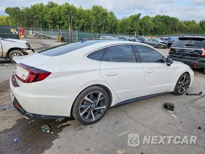 Trzecie zdjęcie samochodu z tyłu: 2023 HYUNDAI SONATA SEL PLUS VIN:KMHL44J27PA299138 - miniatura