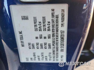 Zdjęcie 13 z 13 samochodu: 2022 TESLA MODEL 3 VIN:5YJ3E1EA5NF251157 - miniatura