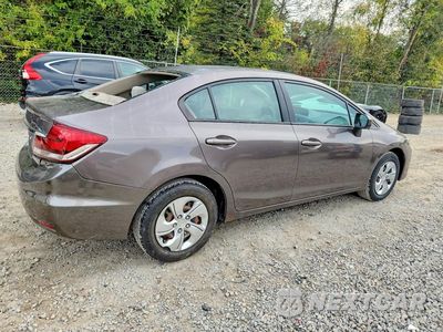Trzecie zdjęcie samochodu z tyłu: 2014 HONDA CIVIC LX VIN:19XFB2F51EE078658 - miniatura