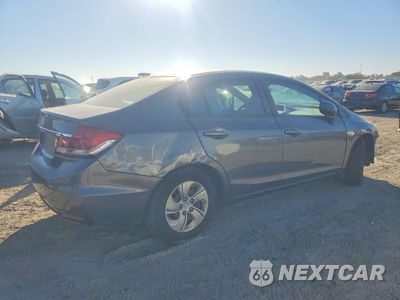 Trzecie zdjęcie samochodu z tyłu: 2013 HONDA CIVIC LX VIN:19XFB2F59DE240910 - miniatura