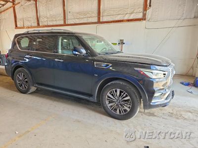 Czwarte zdjęcie samochodu z boku: 2020 INFINITI QX80 LUXE VIN:JN8AZ2NE6L9254908 - miniatura