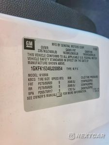 Zdjęcie 13 z 13 samochodu: 2008 GMC YUKON XL K1500 VIN:1GKFK16348J200854 - miniatura