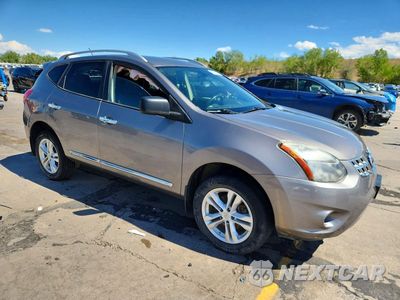 Czwarte zdjęcie samochodu z boku: 2015 NISSAN ROGUE SELECT S VIN:JN8AS5MV4FW769760 - miniatura