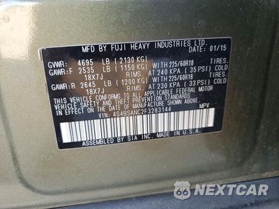 Zdjęcie 13 z 13 samochodu: 2015 SUBARU OUTBACK 2.5I LIMITED VIN:4S4BSANC2F3283144 - miniatura