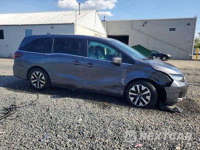 Czwarte zdjęcie samochodu z boku: 2025 HONDA ODYSSEY EXL VIN:5FNRL6H68SB066181 - miniatura