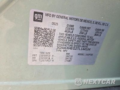 Zdjęcie 12 z 12 samochodu: 2026 CHEVROLET EQUINOX LT VIN:3GNAXHEG2TL144104 - miniatura