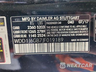 Zdjęcie 12 z 12 samochodu: 2018 MERCEDES-BENZ E 400 4MATIC VIN:WDD1J6GB7JF019189 - miniatura