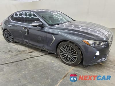 Czwarte zdjęcie samochodu z boku: 2019 GENESIS G70 ADVANCED VIN:KMTG64LA9KU037392 - miniatura